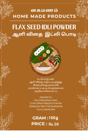 Flax Seed Idli Powder